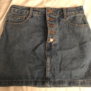 Denim skirt